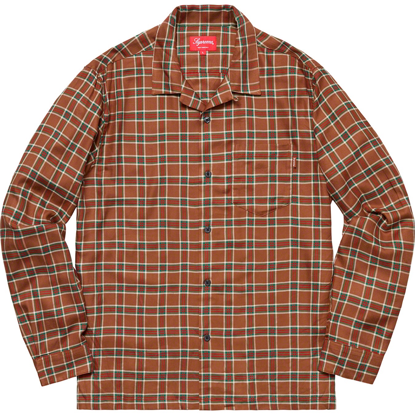 Plaid Rayon Shirt view 4